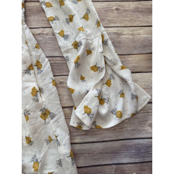 Free People Bohemian Tunic Top - Rust/Ivory Comb Size 6 NWT Floral - Picture 2 of 9